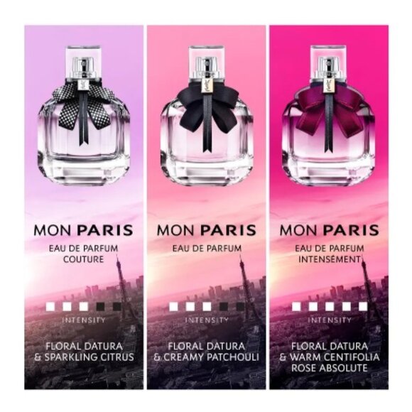 Yves Saint Laurent Mon Paris EDP Fruity Floral Red Berries-Mini 7.5ml,0.25oz-NEW - Picture 8 of 14